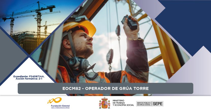 curso operador grúa torre