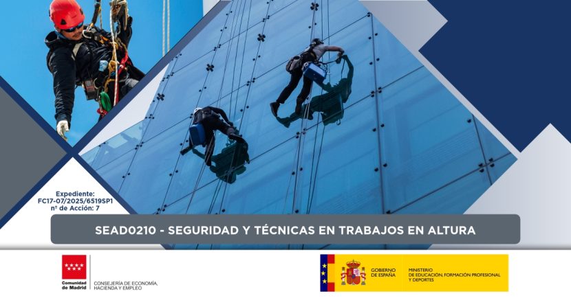 SEGURIDAD TÉCNICAS TRABAJOS EN ALTURA